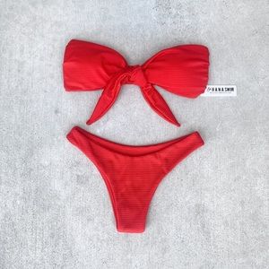 Lahana Swim bandeau bikini top